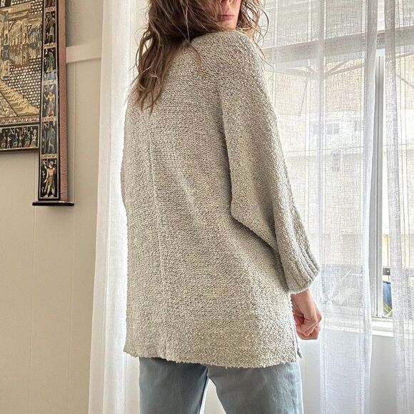 Cozy Cream Open-Front Sweater - Picture 4 of 15